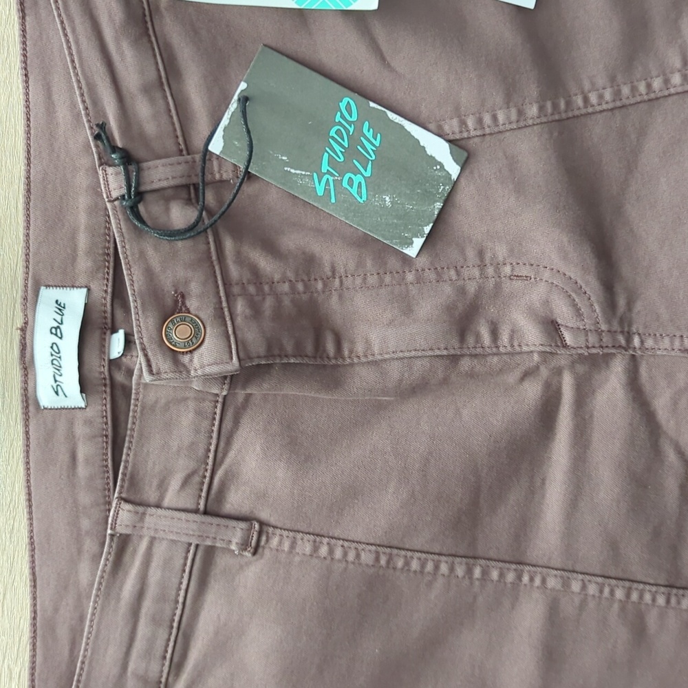Studio Blue Dawn Wide Leg Utility Pant- 32P - Picture 8 of 12